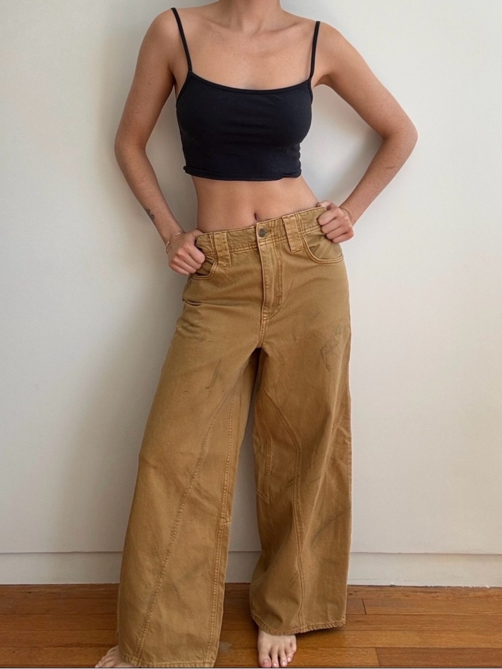 We The Free Chill Vibes Dropped Wide-Leg Jean NWT Scout size 25 NWT